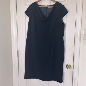 CALVIN KLEIN Black Dress Size 14 W